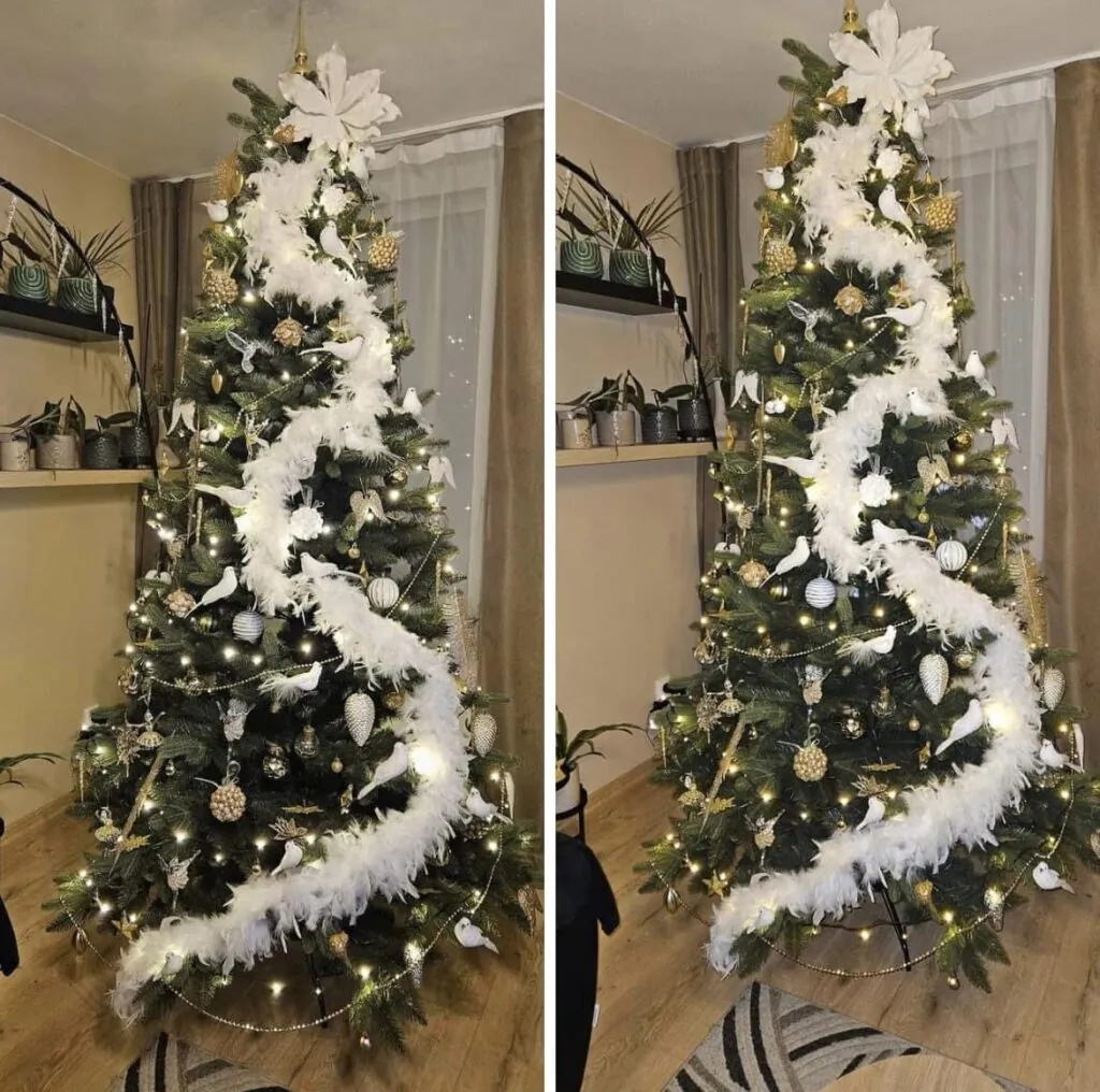Smrk norský PVC doplněný 3D větvičkami