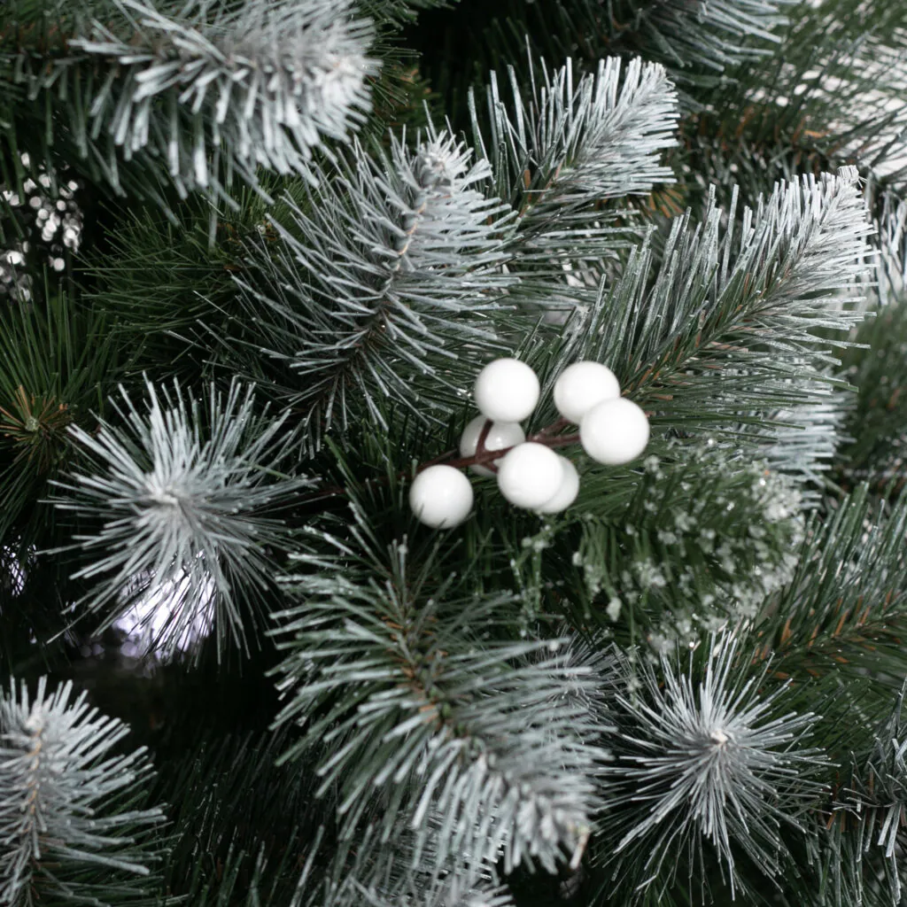Jedle diamantová s perlami PVC – šitá